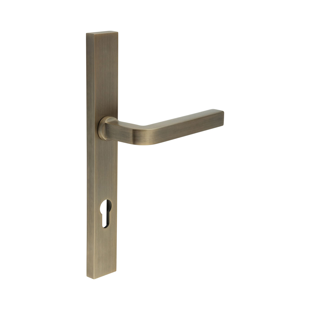 SOX Zuno 316 Stainless Steel Door Handle (92mm) - Antique Brass